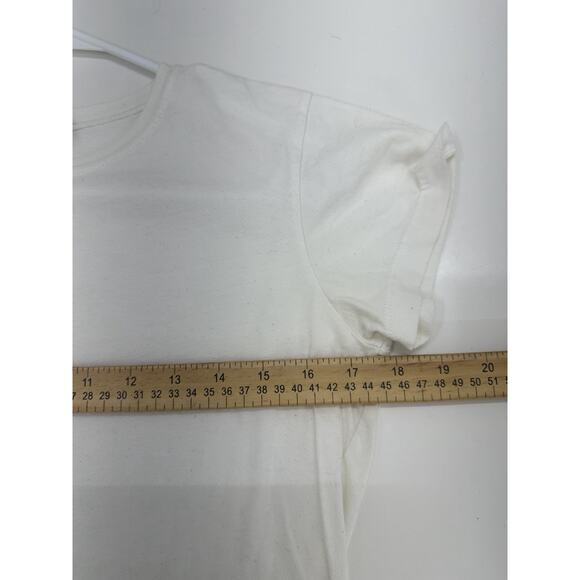 Island Girl Childrens Girl Shirt Size Large White Floral Hawaii Short Sleeve - Picture 7 of 10